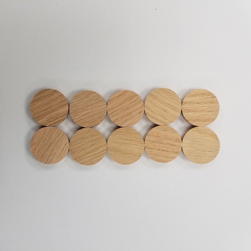 Plugs 1&quot; Red Oak