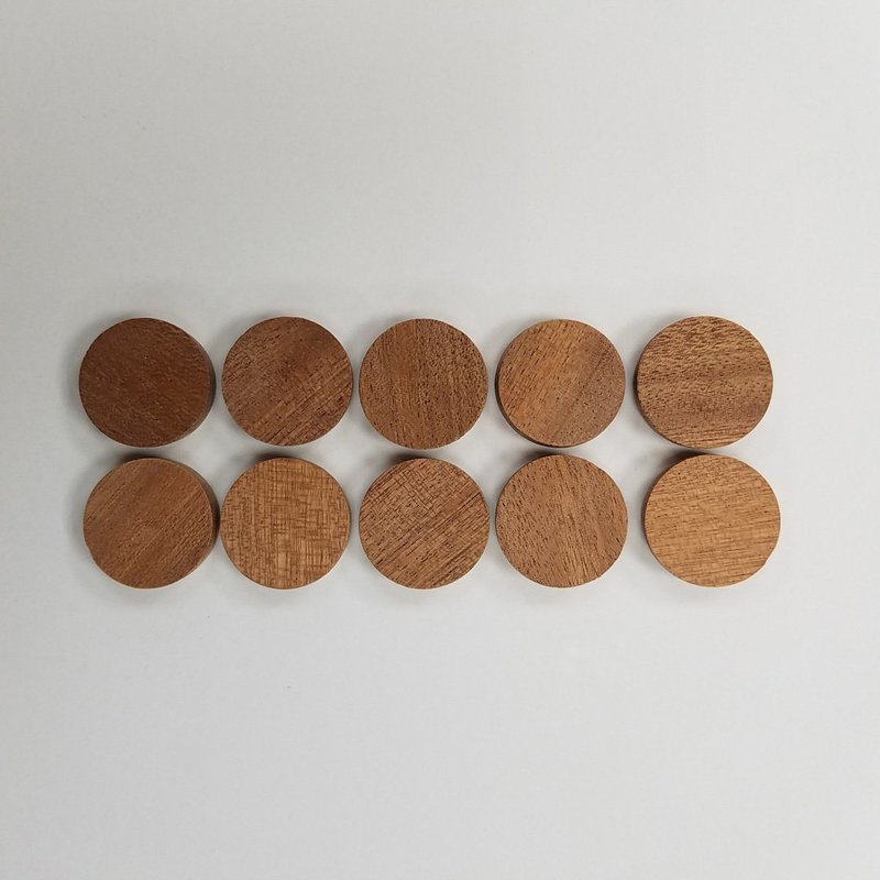 Plugs 1&quot; Sapele Mahogany