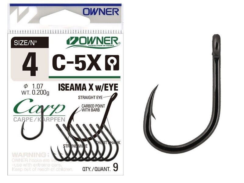 OWNER CARP HOOK C-5X