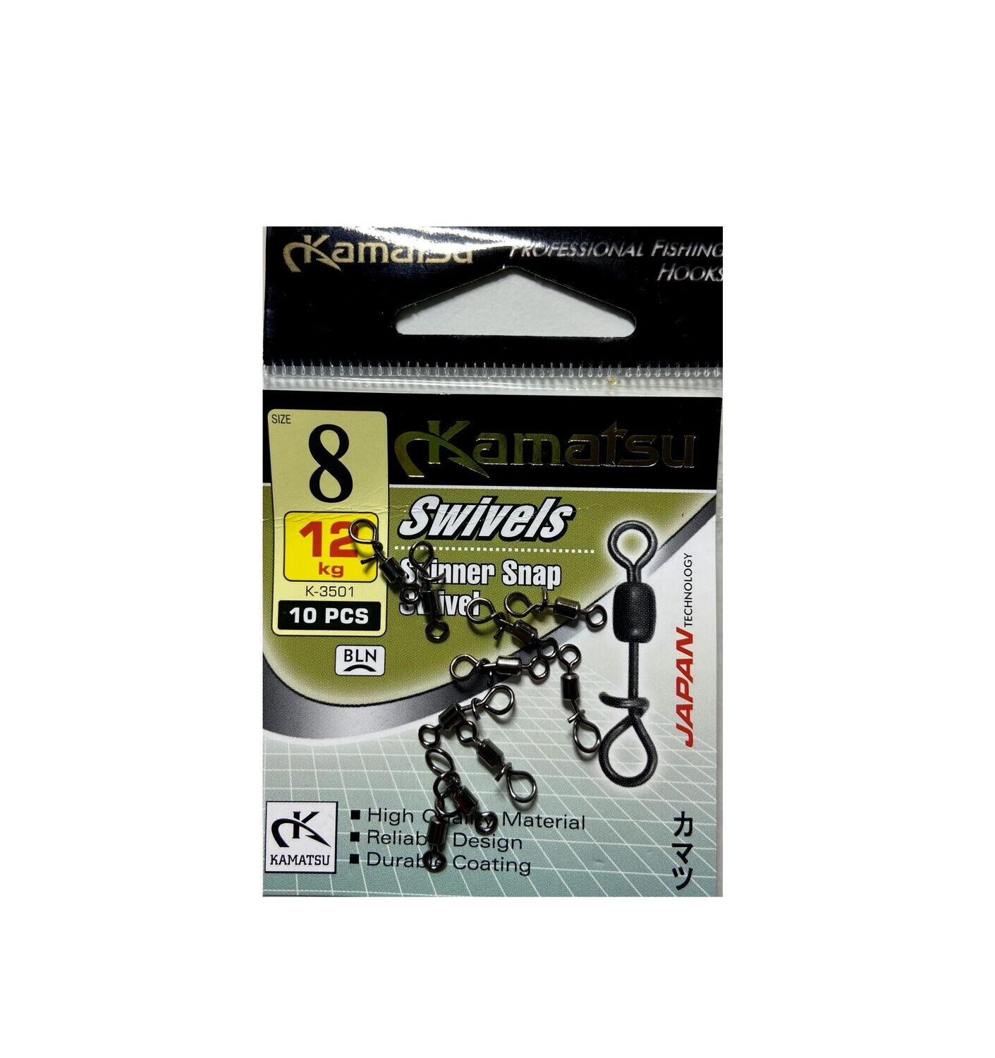 Kamatsu Spinner Snap Swivel