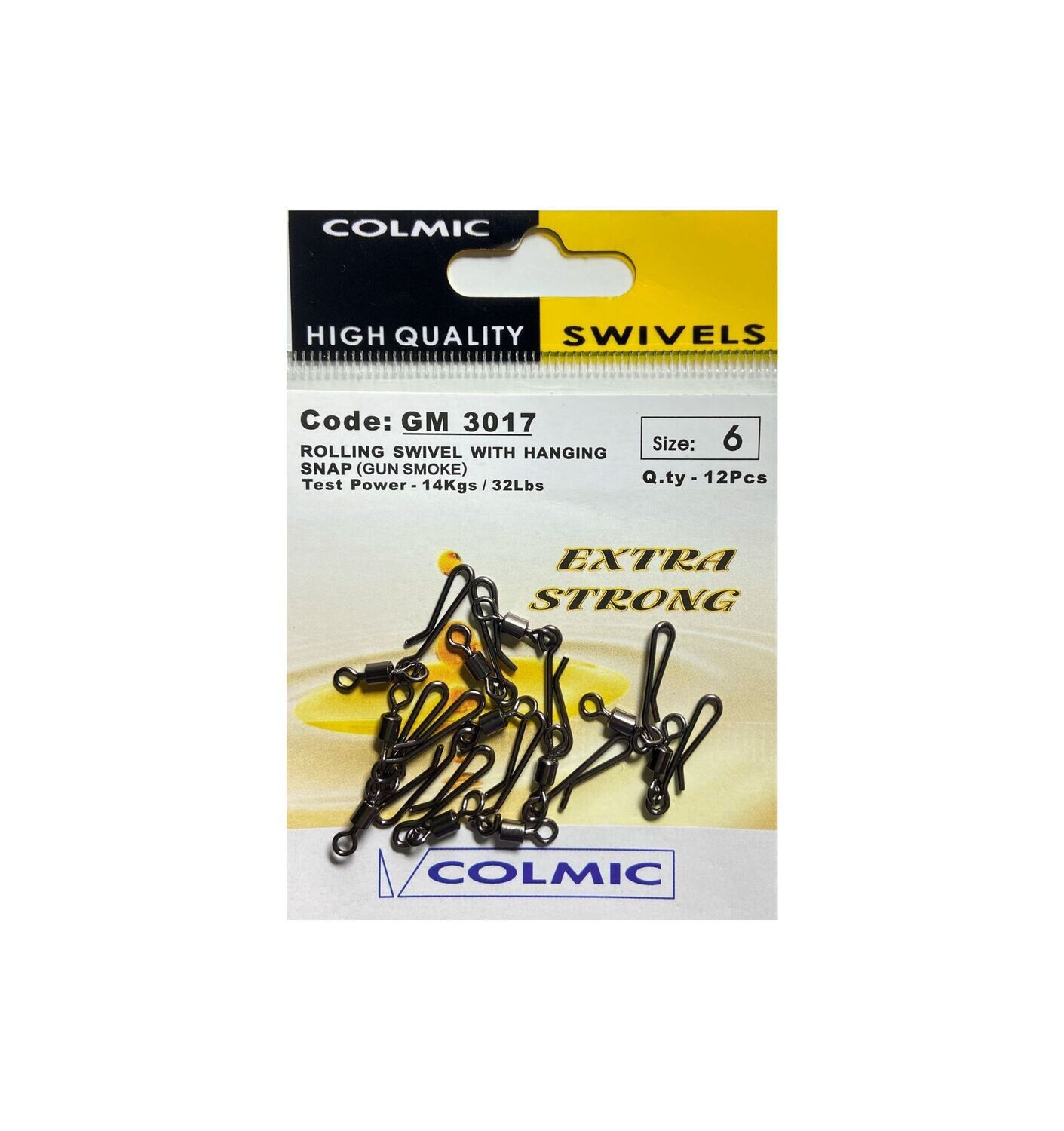 Rolling Swivel with hanging snap GM 3017