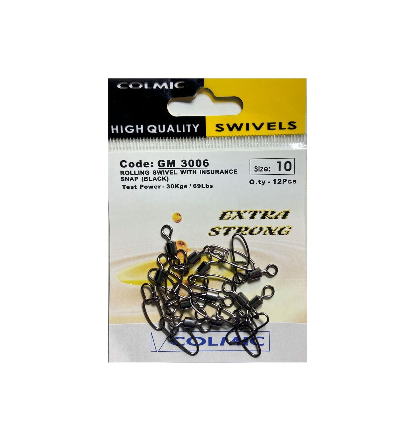 Rolling Swivel with Insurance snap GM 3006