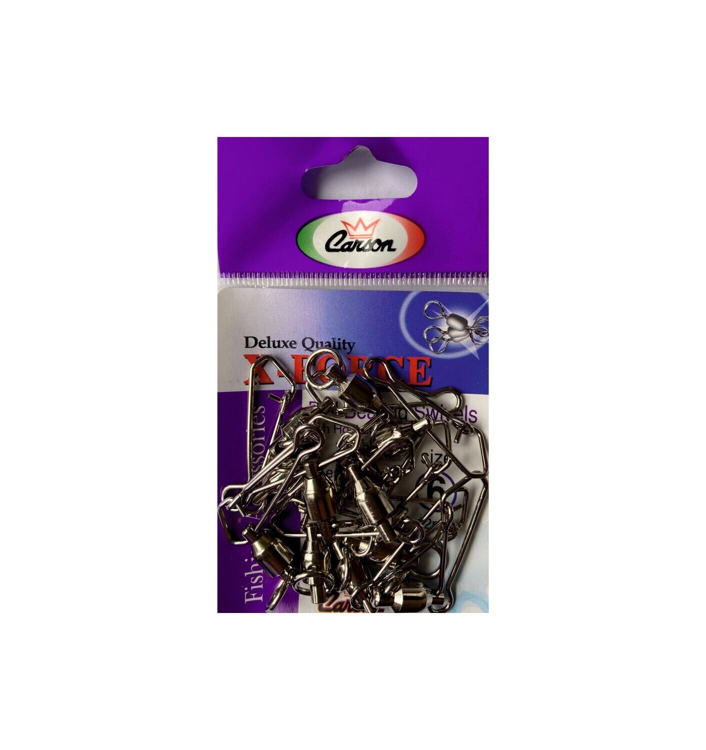 X-Force ball bearings swivels with hooked snap