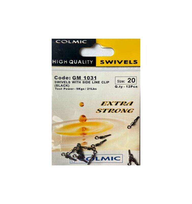 Swivels with side line clip GM 1031