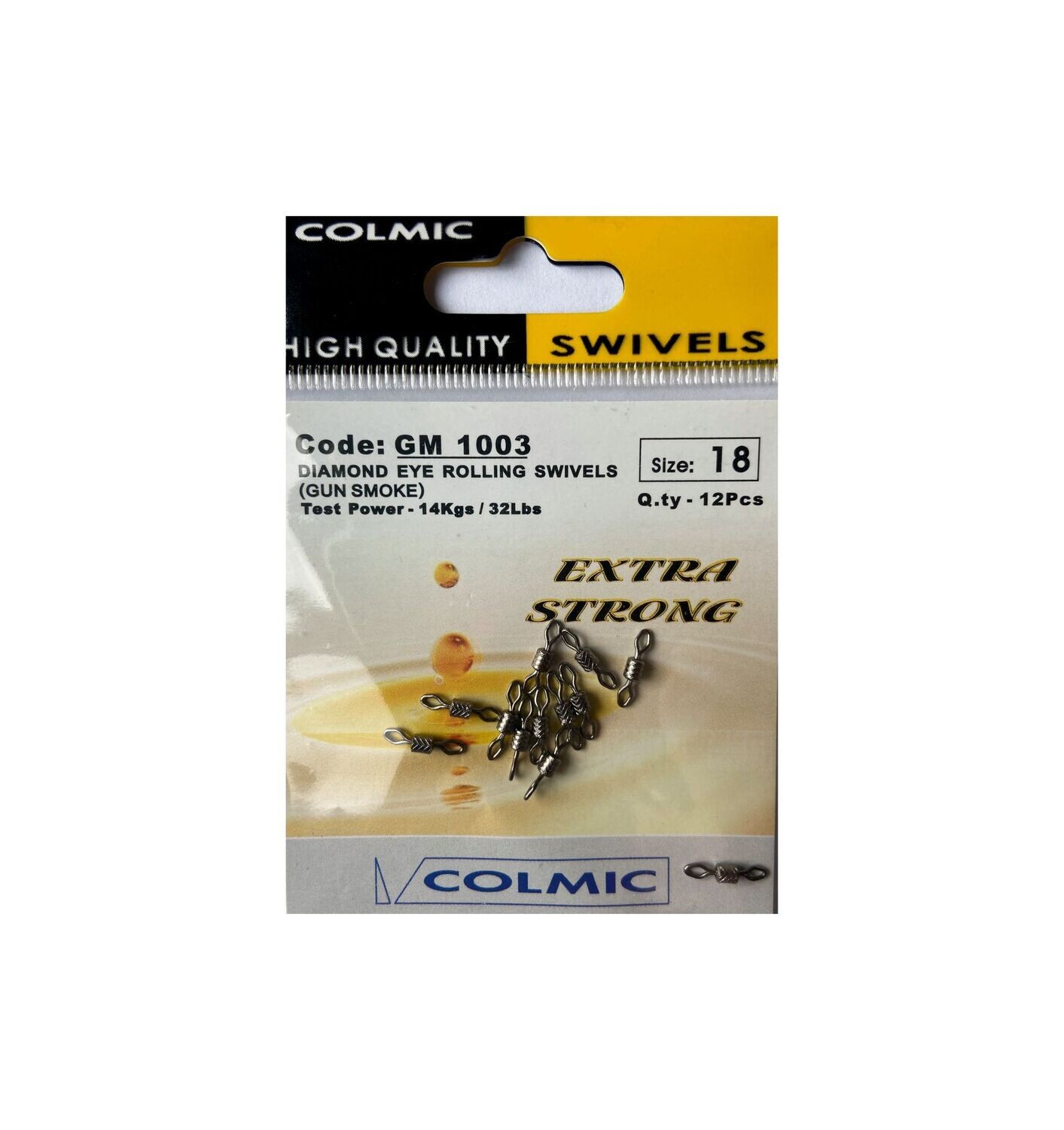 Diamond eye rolling swivels GM 1003