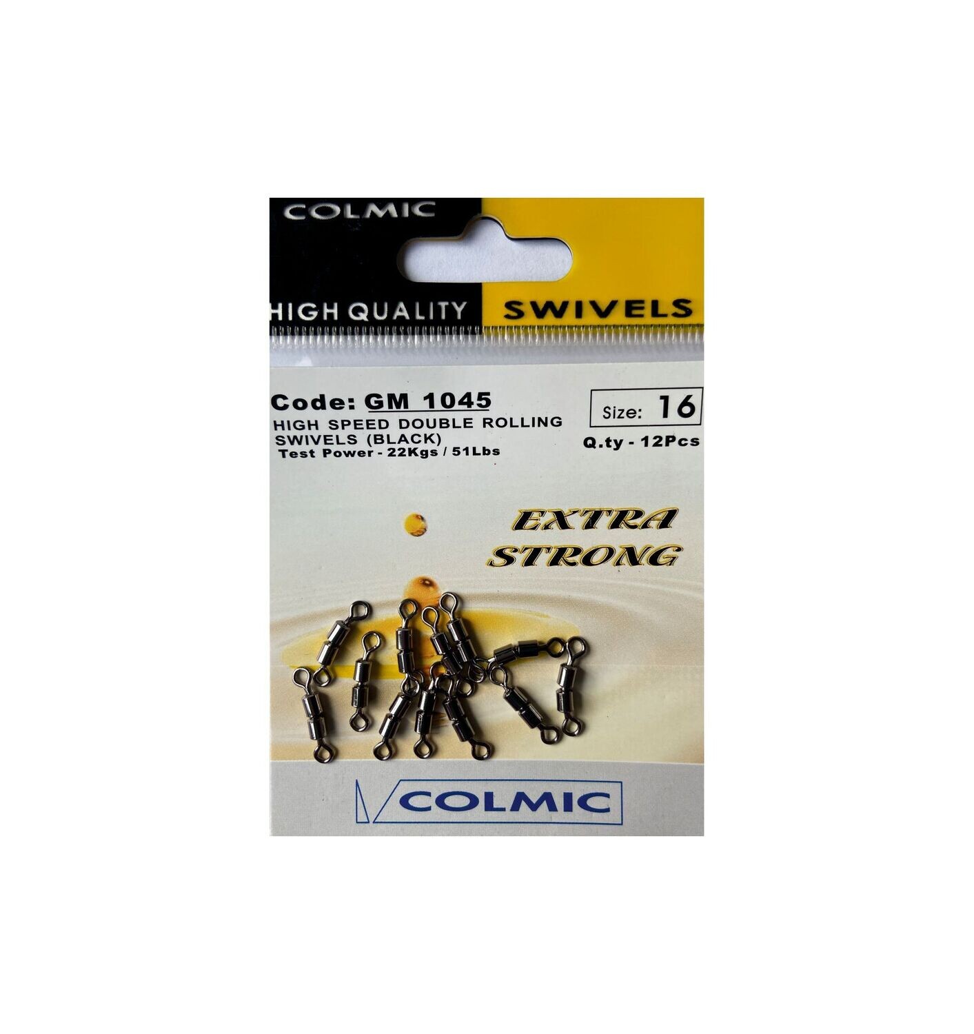 High speed double rolling swivels GM 1045