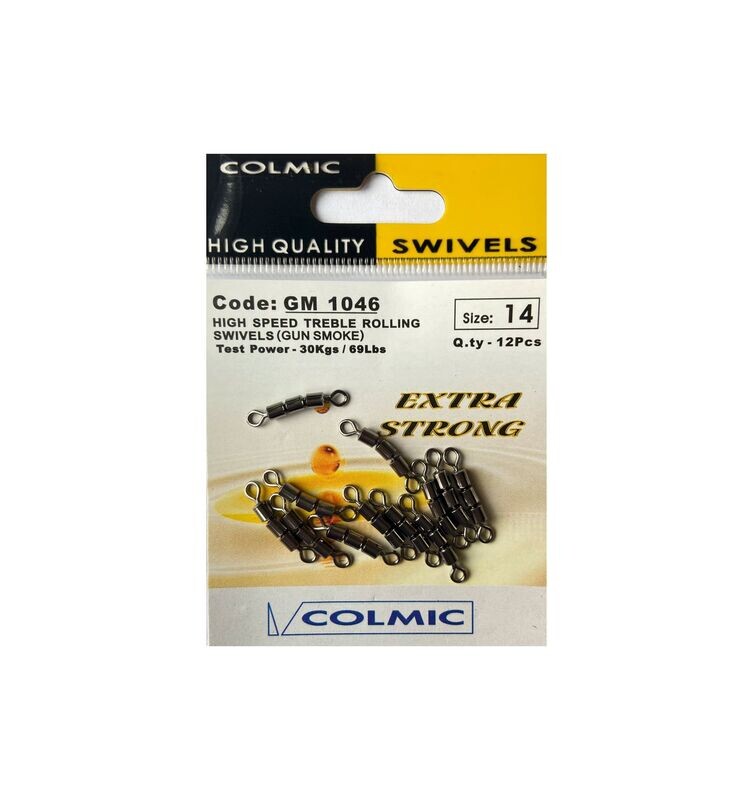 High speed treble rolling swivels GM 1046