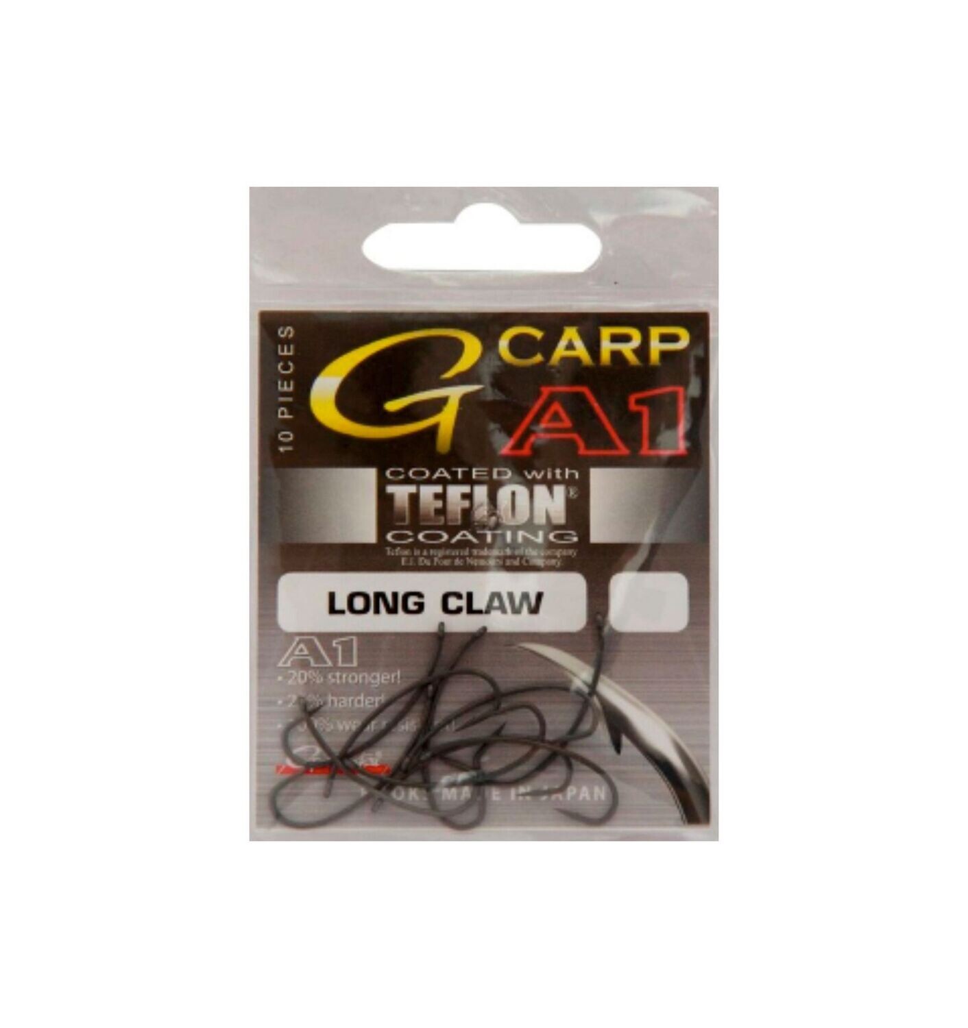 Gamakatsu A1 G-Carp LONG CLAW Teflon