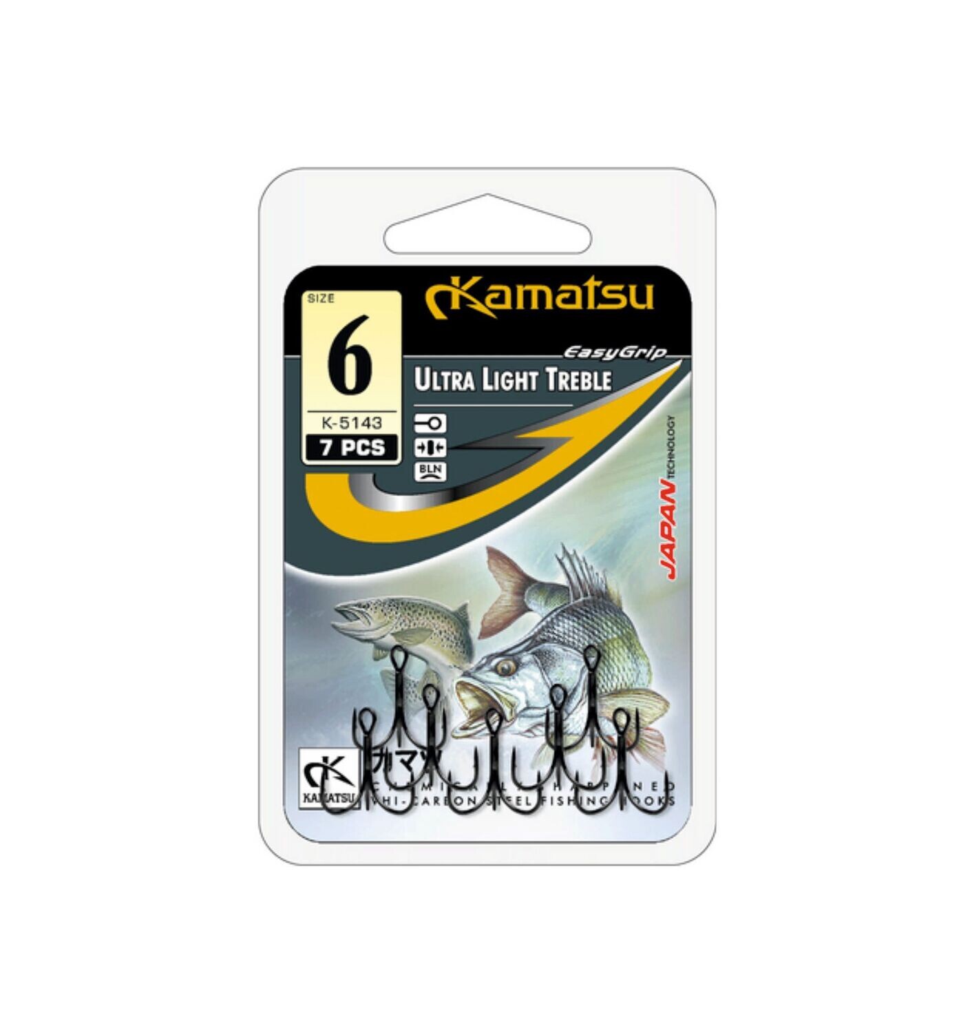 Kamatsu Treble Hook Ultra Light (1gab)