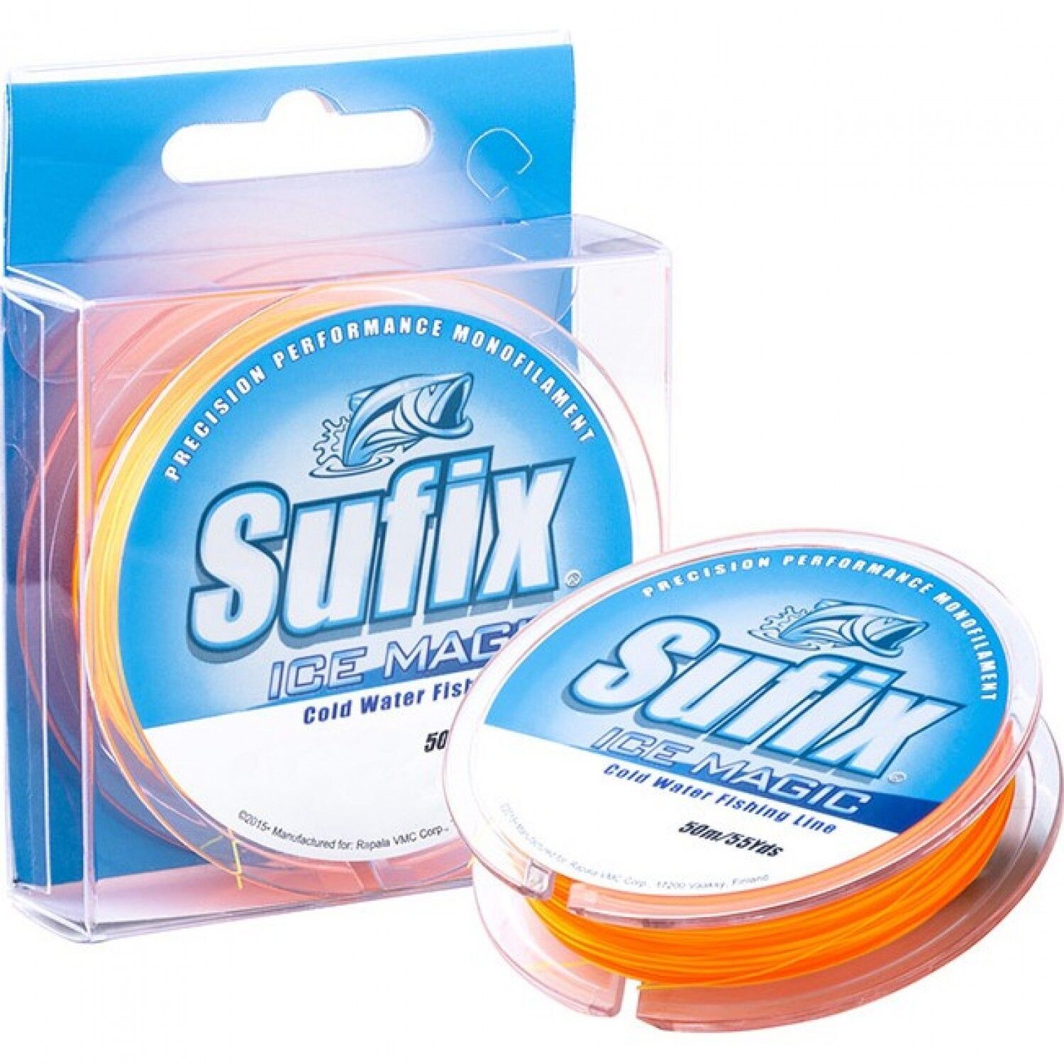 Monofīlā aukla Sufix Ice Magic Neon Yellow/Orangle 50m