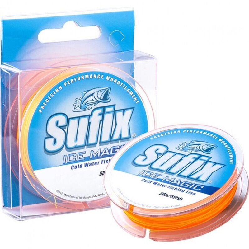 Monofīlā aukla Sufix Ice Magic Neon Yellow/Orangle 50m