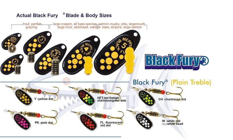 Mepps Black fury #2 (sudrabs)