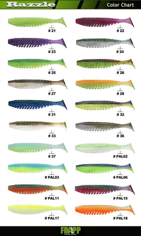 Soft baits Frapp Razzle 5" (1psc)