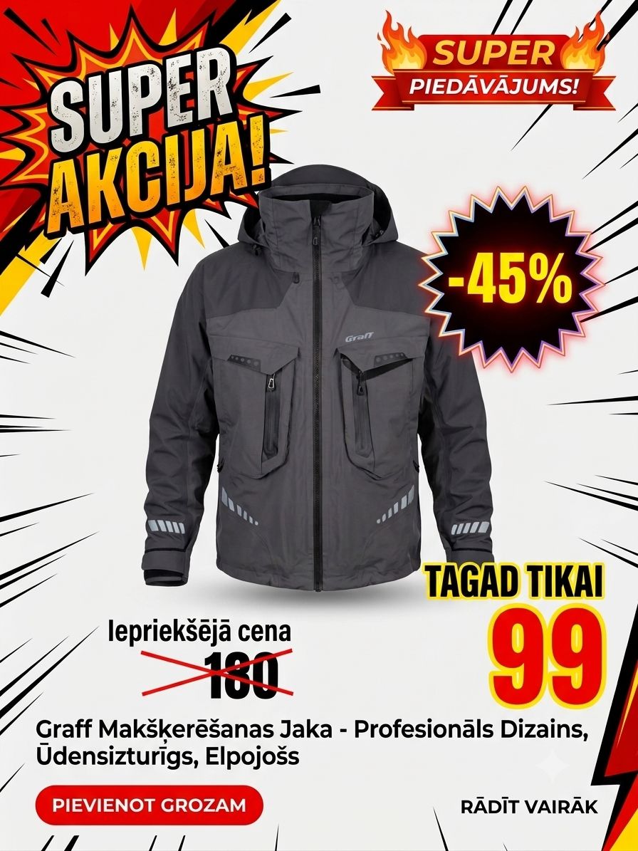 Jaka Graff Fishing Jacket 632-B Jaka Graff Fishing Jacket 632-B