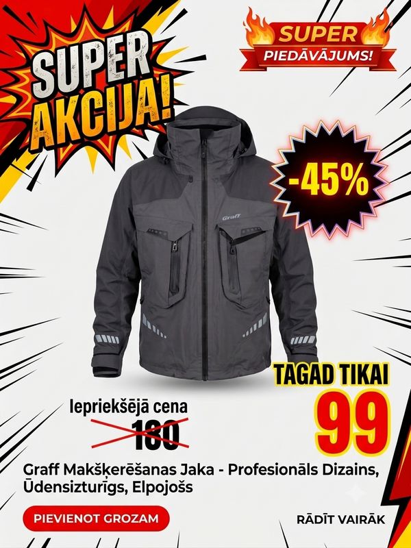 Jaka Graff Fishing Jacket 632-B Jaka Graff Fishing Jacket 632-B