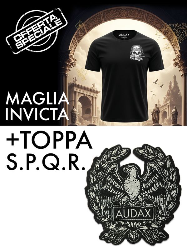 Pacchetto: Maglia + Toppa S.P.Q.R.