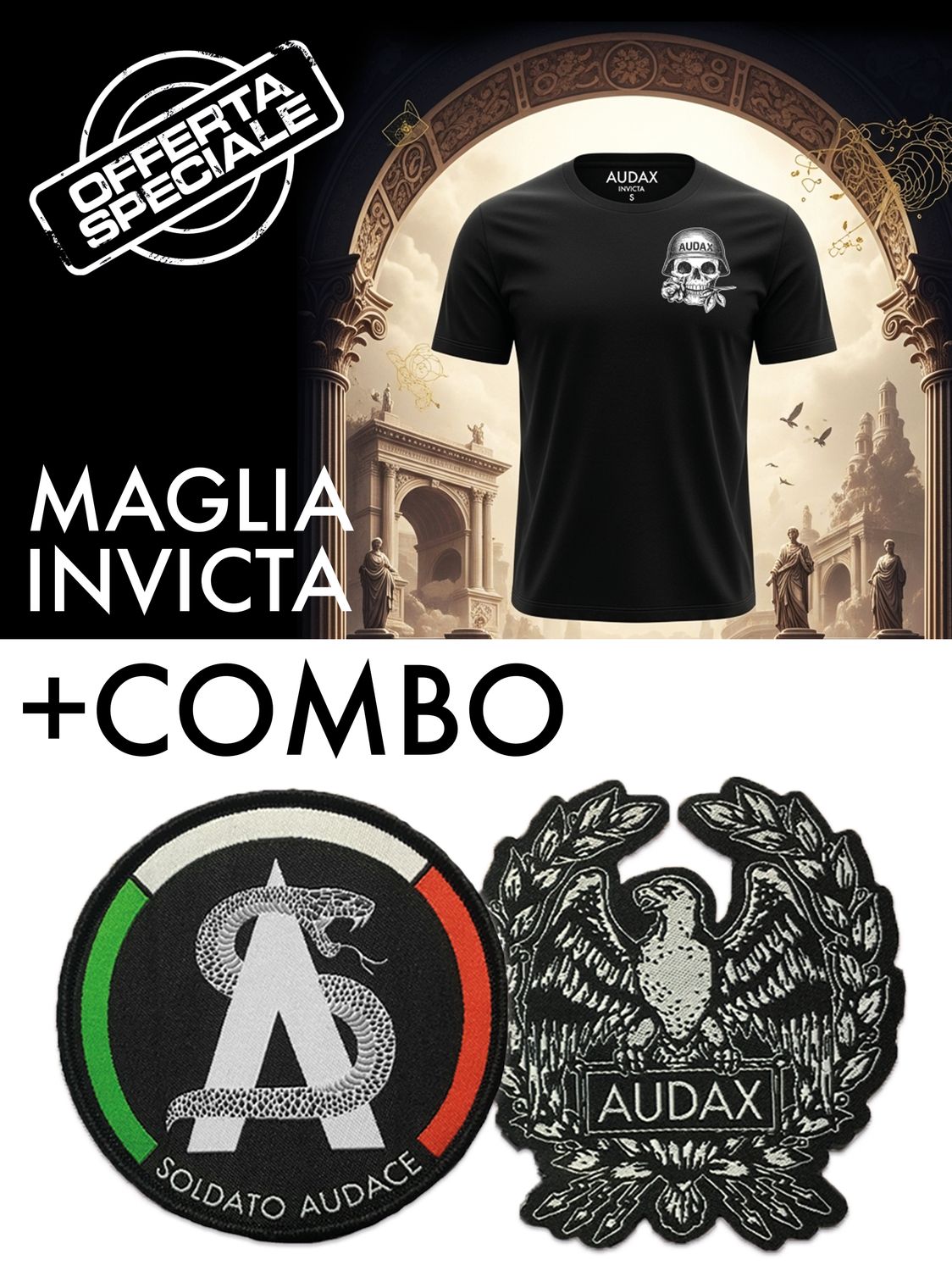 Pacchetto: Maglia + Combo Toppe