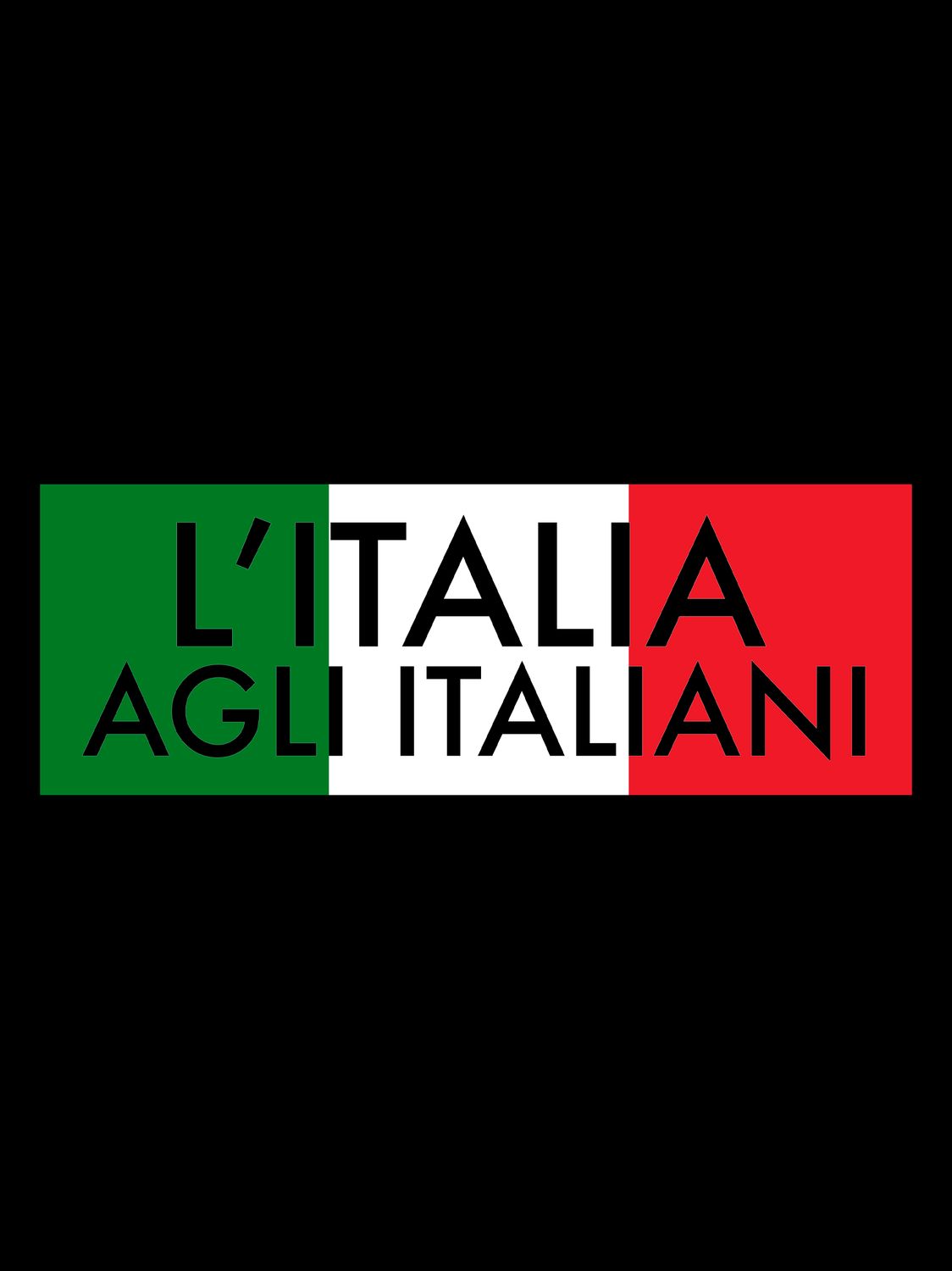 Italia agli italiani