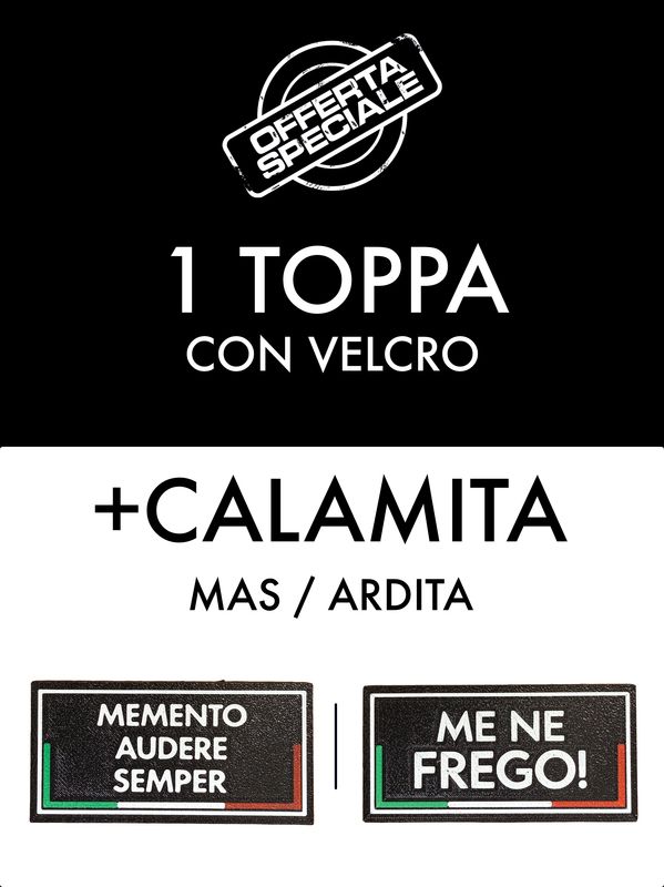 Pacchetto: 1 Toppa + Calamita