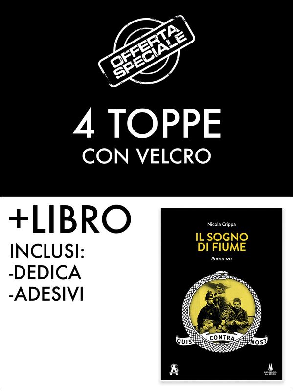 Pacchetto: 4 Toppe + Libro