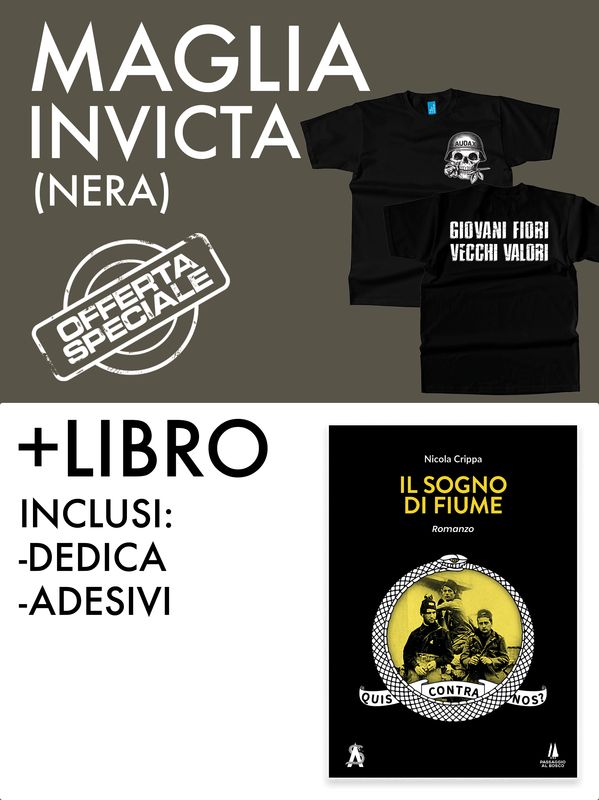 Pacchetto: libro e maglia Invicta (nera)