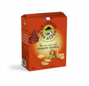 Biscuit Tomate Basilic Crétin des Alpes