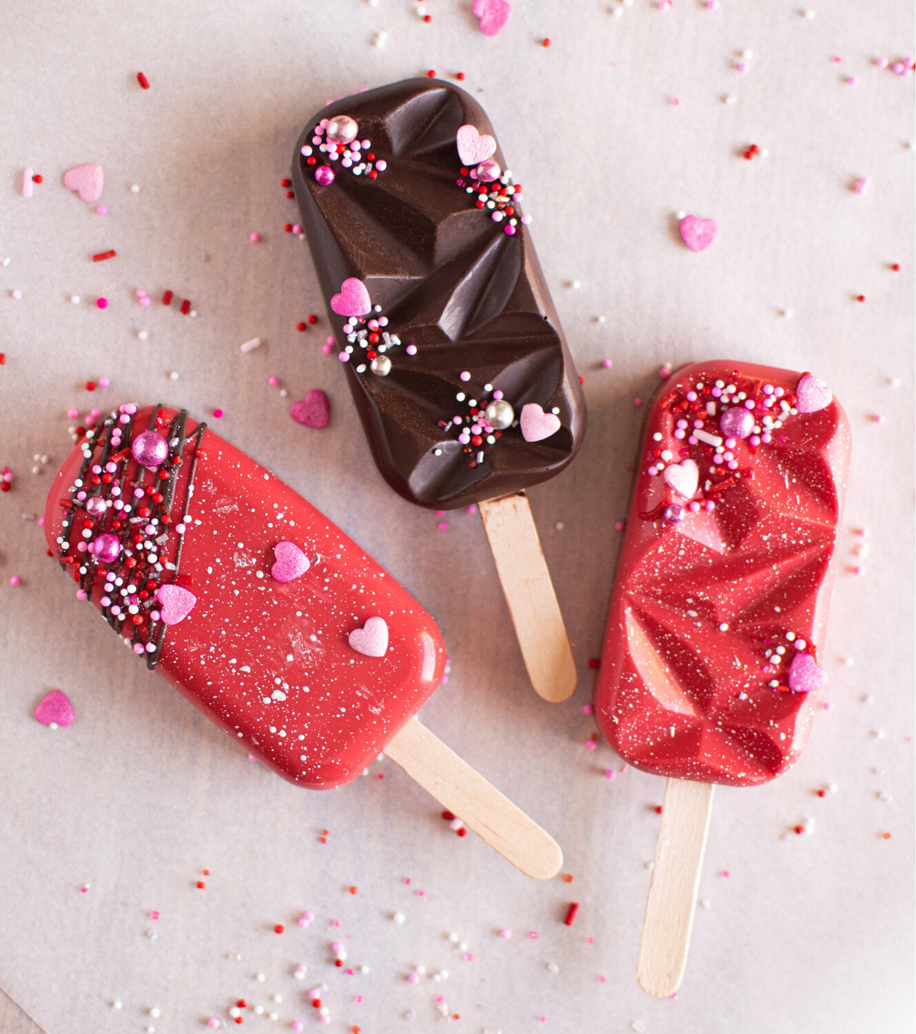 Valentines Cookie-dough Pops
