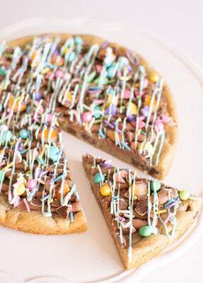 Easter Loaded Cookie Pizza