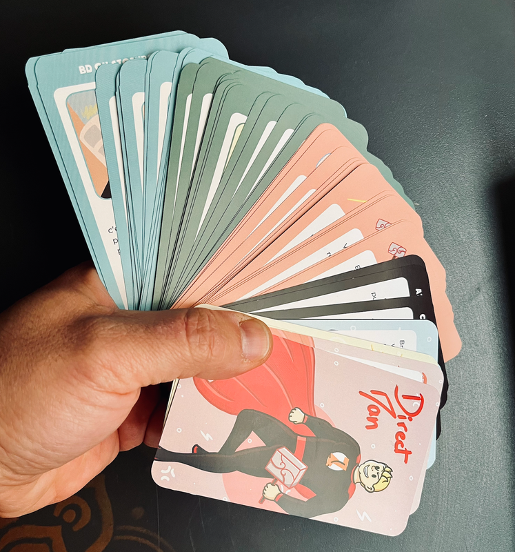 1 jeu de cartes Zou ! je pitche !
