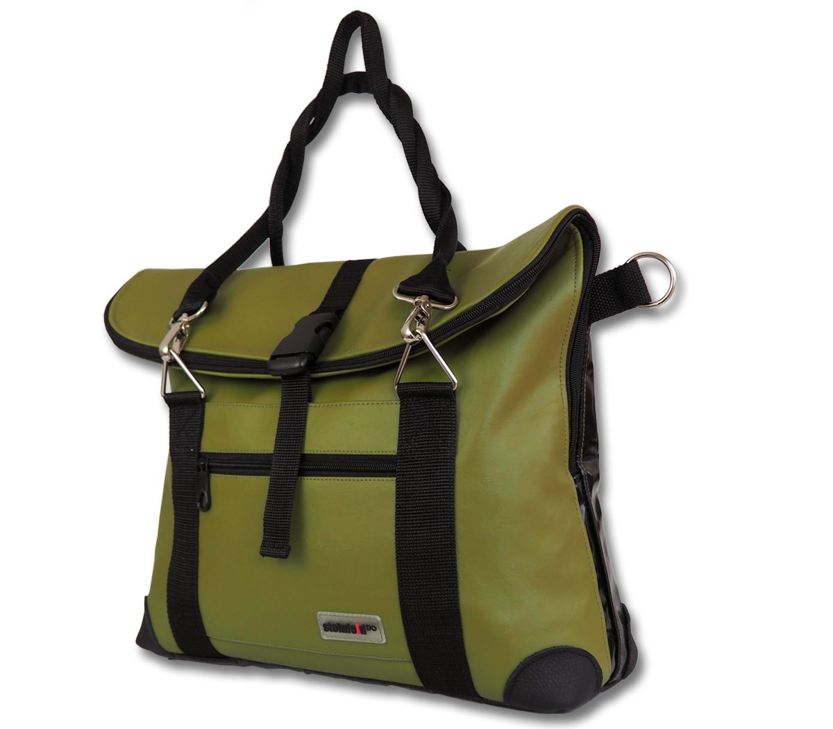 Gepäckträgertasche große Radl-Iris - KL/PVC-Plane-khakigrün