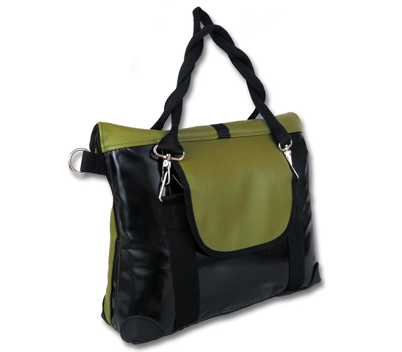 Gepäckträgertasche große Radl-Iris - KL/PVC-Plane-khakigrün