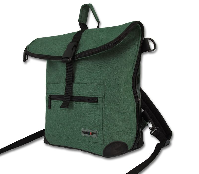 Gepäckträgerrucksack Radl-Ivy, PES/PVC-Plane, dunkelgrün