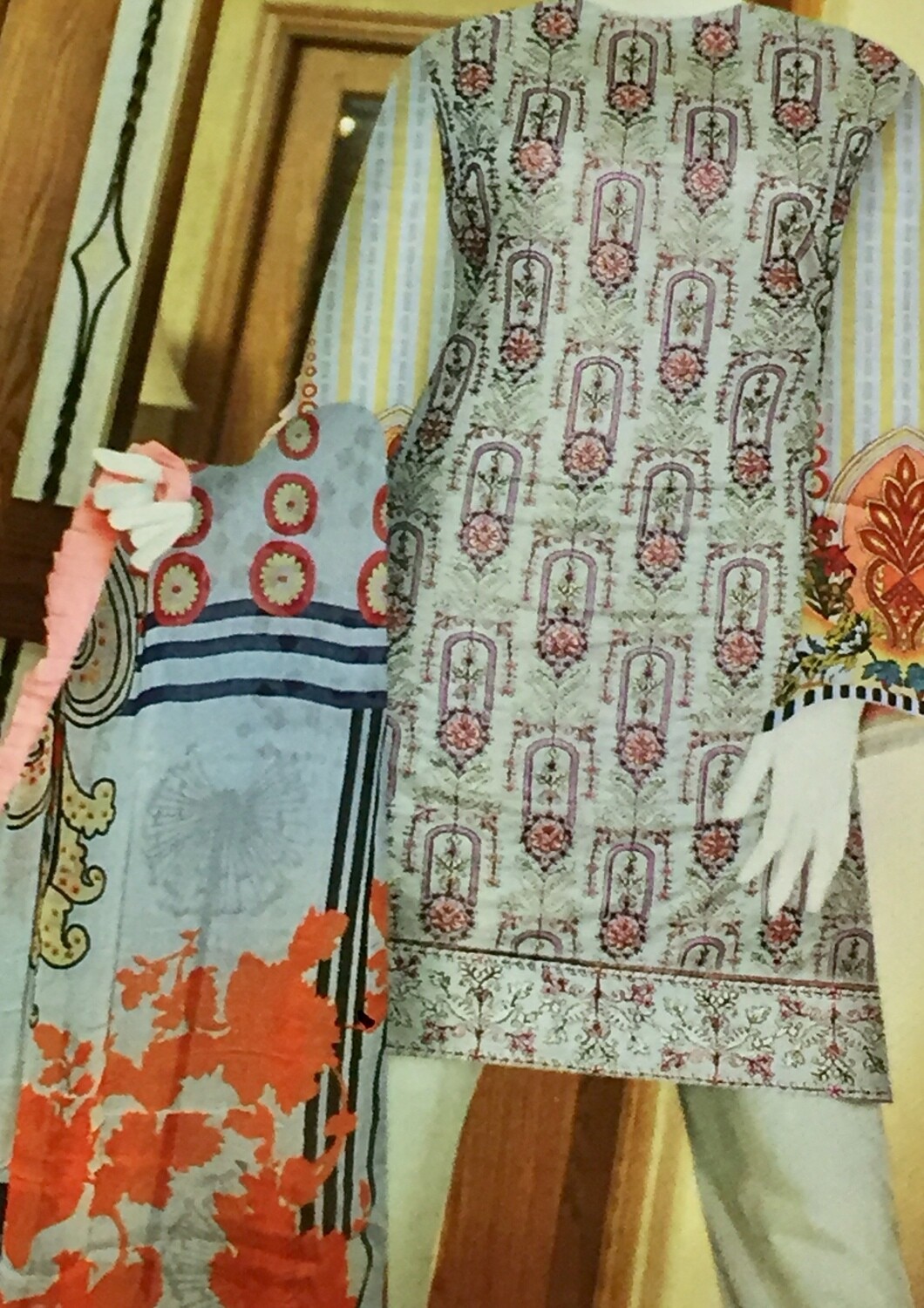 3pc lawn suit
