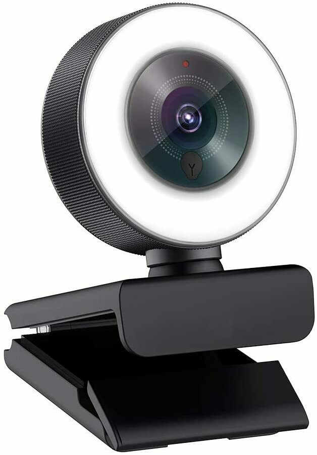 Angetube Streaming 1080P HD USB Webcam With Light