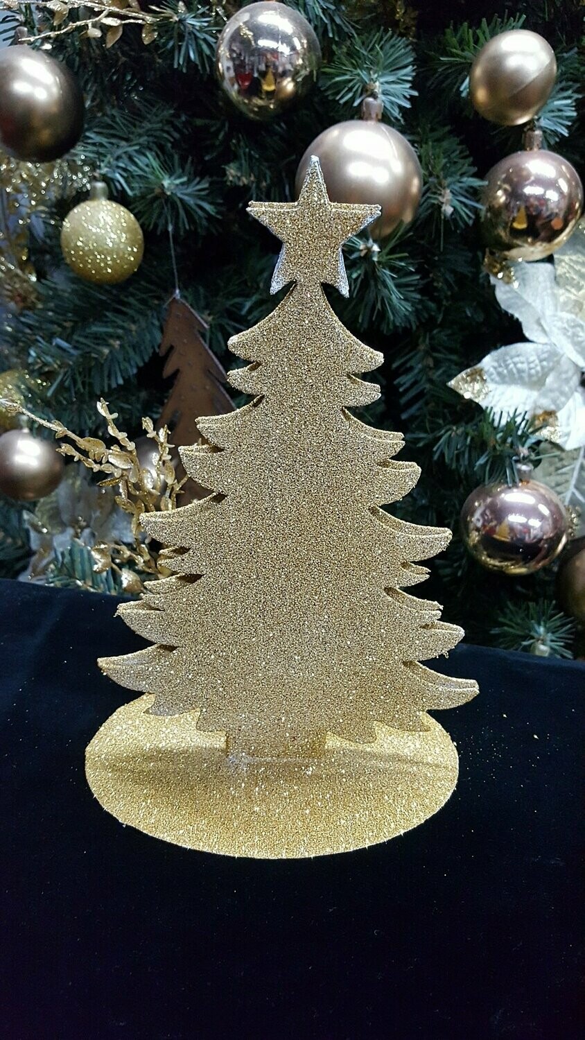 arbolito de pie decorado