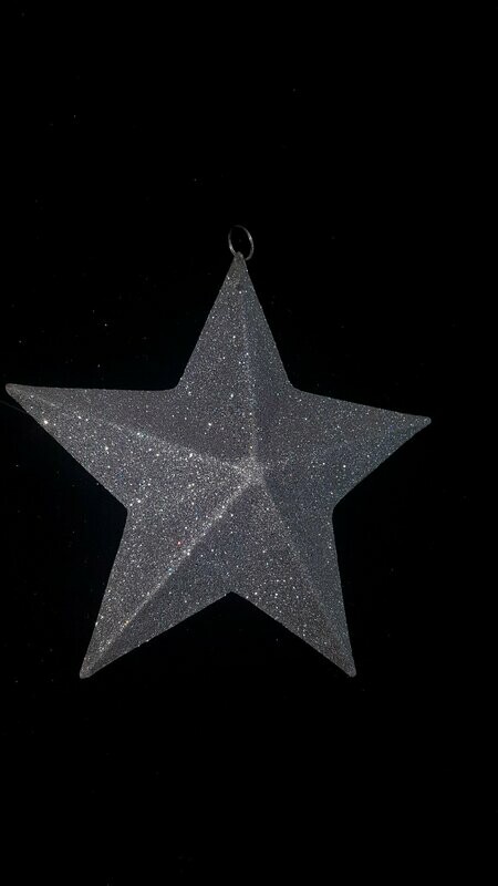 estrella  de 1 cara con brillantina