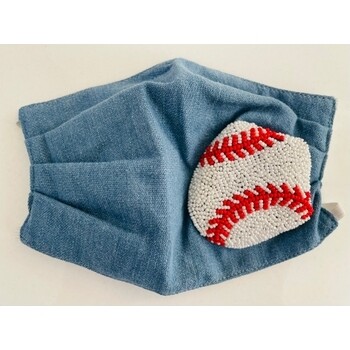 Beaded Baseball Mask