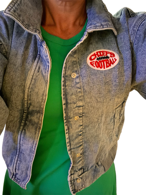 Chiefs Game Day Jean Jacket - Size Small