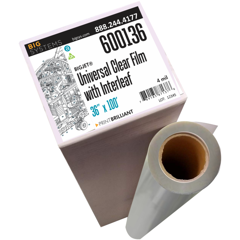 BigJet® 600 Universal Clear Film with Interleaf