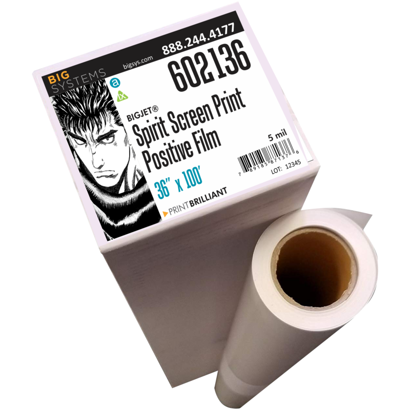 BigJet® 602 Spirit Clear Screen Positive Film