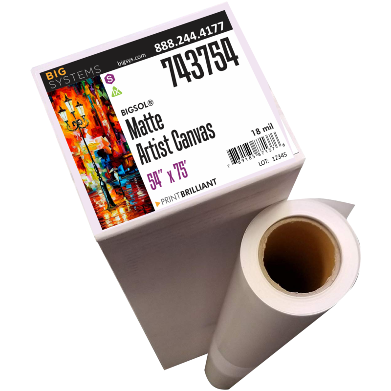 BigSol® 743 Matte Artist Canvas