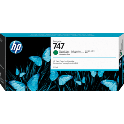 HP 747 300ml Ink Cartridges, Color: Chromatic Green