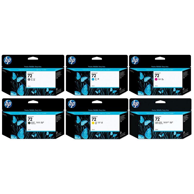 HP 72 130ml Ink Cartridges