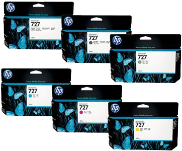 HP 727 130ml Ink Cartridges