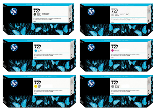 HP 727 300ml Ink Cartridges