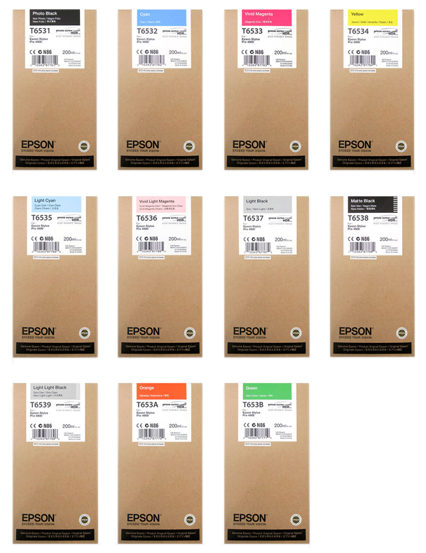 Epson T653 UltraChrome 200ml HDR Ink