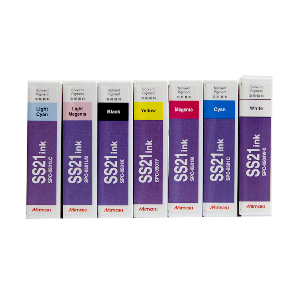 Mimaki SS21 440mL Solvent Ink Cartridges, Color: Cyan