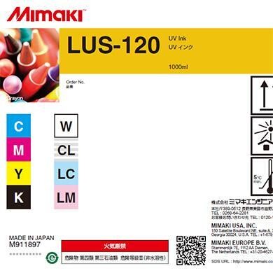 Mimaki LUS-120 1L UV Curable Ink Bottles, Color: Cyan