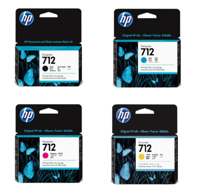 HP 712 DesignJet Ink Cartridges