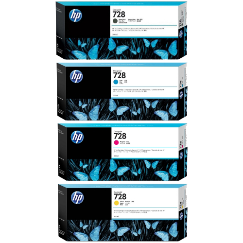 HP 728 (300ml) DesignJet Ink Cartridges